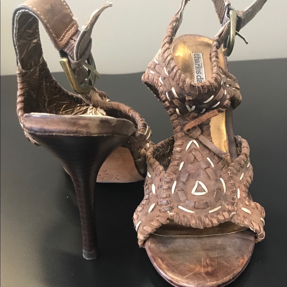 Charles David Boho Genuine leather heels